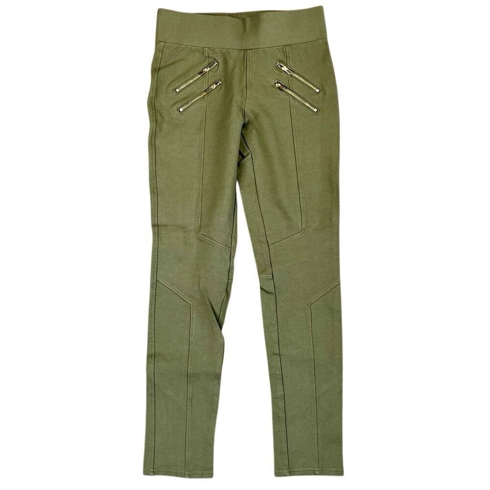 G BY GUESS Army Green Pants Pull On Skinny Stretch Leggings